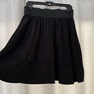 Chic Black A-Line Women's Skirt